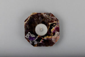 Amethyst Tea Light Holder