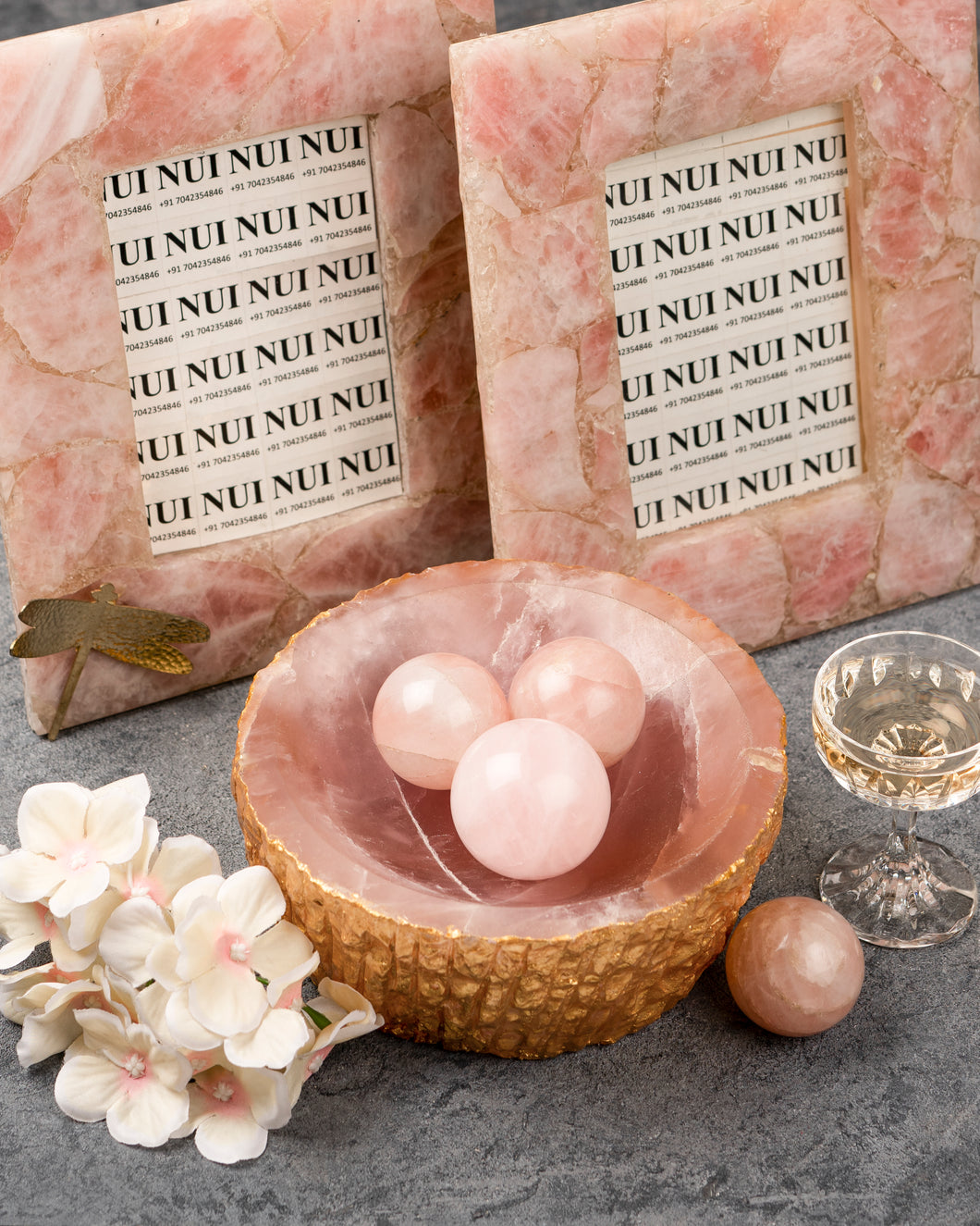 Rose Quartz Photo Frame