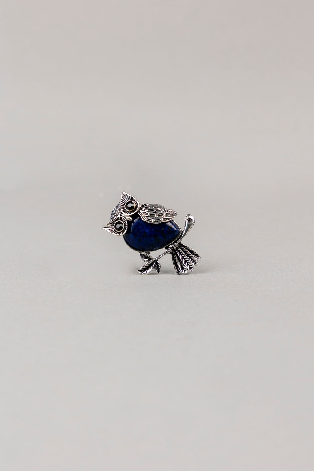 Lapis Lazuli Owl Wealth Totem