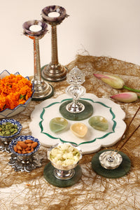 Green Aventurine Diya