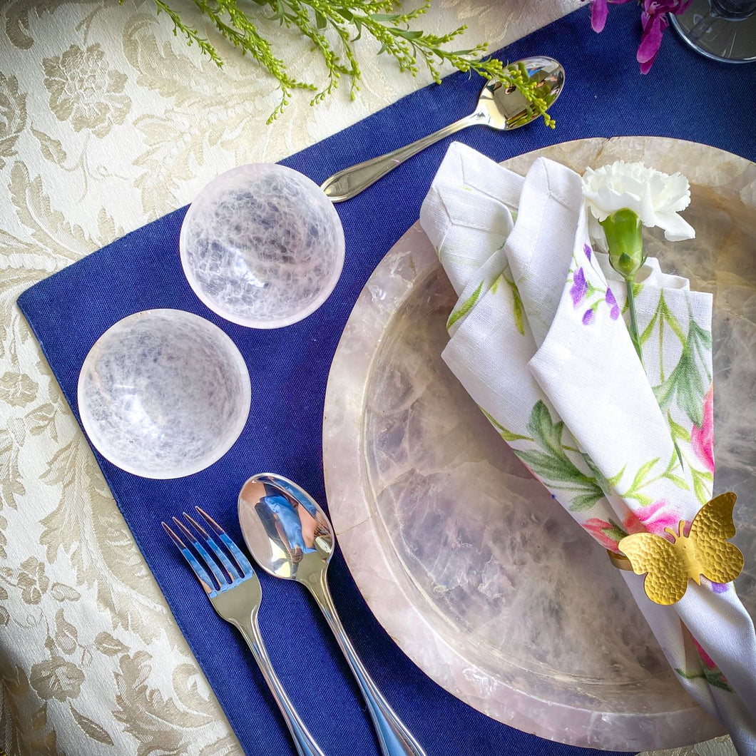 Rose Quartz Dinner Setting