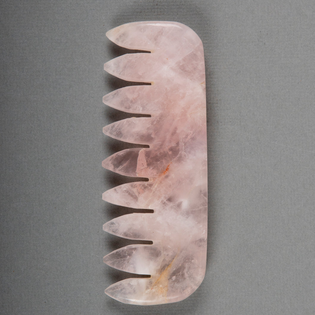 Rose Quartz Comb