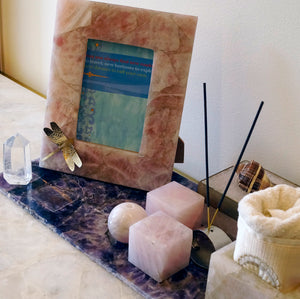 Rose Quartz Photo Frame